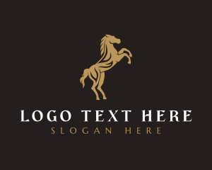 Stallion - Horse Equine Stallion logo design