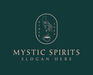 Mystical Tea Cup logo design