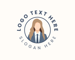 Avatar - Corporate Woman Agency logo design