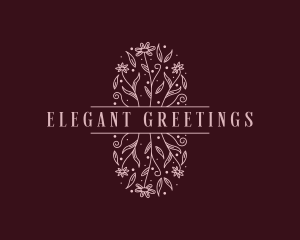 Elegant Garden Event logo design