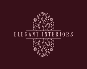 Elegant Garden Event logo design