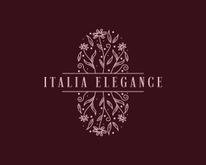 Elegant Garden Event logo design