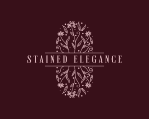 Elegant Garden Event logo design