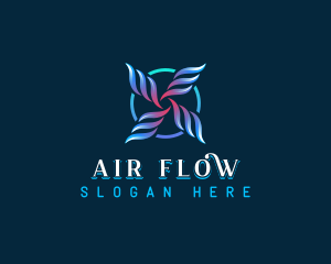 Wind Flow Ring logo design