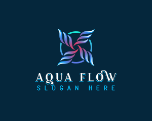 Wind Flow Ring logo design