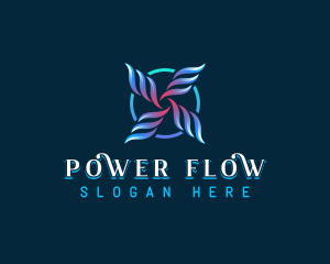 Wind Flow Ring logo design