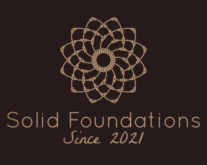 Botanist - Decorative Flower Mandala logo design