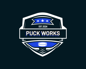 Puck - Hockey Varsity Tournament logo design