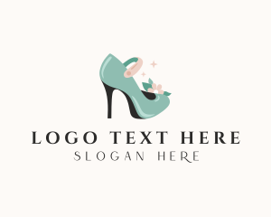 Luxury - Fashion Stiletto Shoe logo design