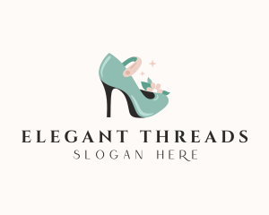 Fashion Stiletto Shoe logo design