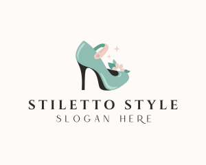 Fashion Stiletto Shoe logo design