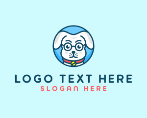 Genius - Smart Pet Puppy logo design