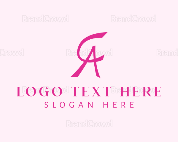 Fashion Letter CA Monogram Logo