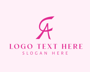 Fashion Design - Fashion Letter CA Monogram logo design
