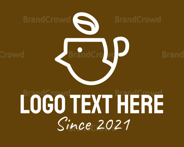 Coffee Bean Head Logo