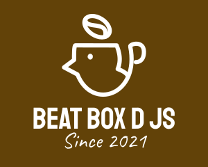 Coffee Time - Coffee Bean Head logo design