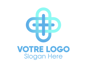 Clinic - Professional Blue Cross logo design
