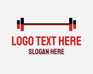 Fit - Gym Weights Fitness logo design