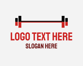 Weights - Gym Weights Fitness logo design