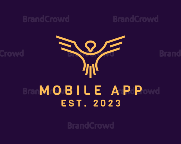 Modern Flight Bird Logo