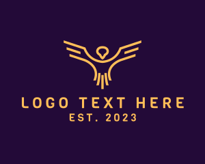 Modern Flight Bird  logo design