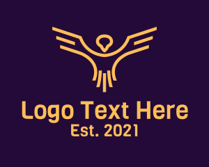 Corporation - Yellow Corporate Bird logo design