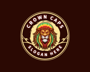 Headwear - Dreadlocks  Reggae Lion logo design