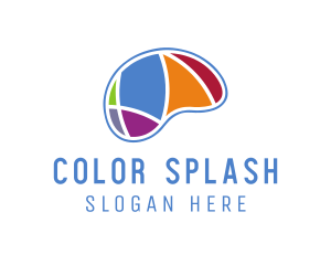 Colorful Brain Psychology logo design