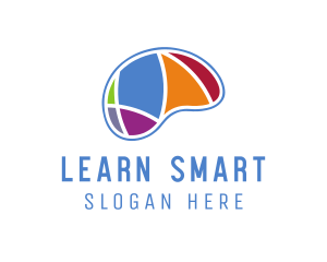 Educate - Colorful Brain Psychology logo design