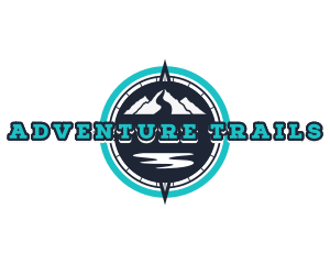 Mountain Compass Adventurer logo design