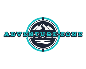 Mountain Compass Adventurer logo design