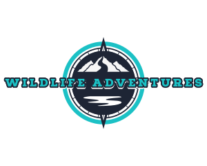 Mountain Compass Adventurer logo design