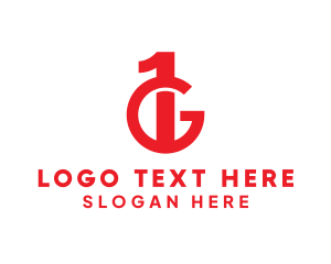 Number 1 - Generic Business Letter G logo design