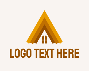 Roof - Home Roofing Realty logo design