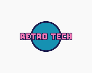 Retro Game Tech logo design