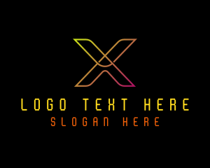Tech Software Letter X Logo