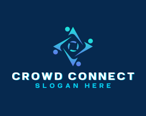 Crowd - Social People Alliance logo design