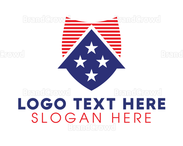 USA Shield House Logo