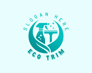 Eco Housekeeper Cleaning logo design