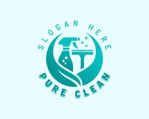 Eco Housekeeper Cleaning logo design