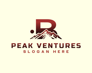 Everest - Mountain Outdoor Letter B logo design