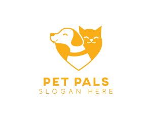 Pet Vet Heart logo design