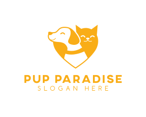 Pet Vet Heart logo design