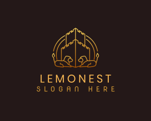 Lion - Luxury Corporate Castle Lion logo design
