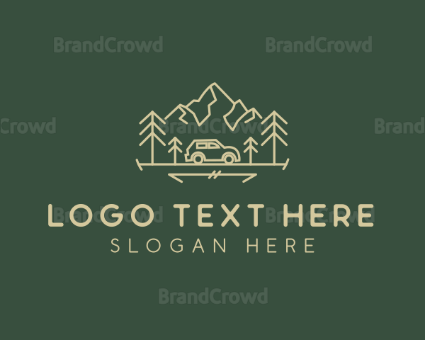 Mountain Roadtrip Outdoor Logo