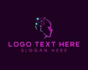 Artificial Intelligence Technology logo design