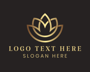 Healing - Wellness Healing Lotus logo design