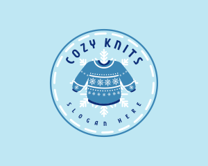 Sweater - Christmas Winter Sweater logo design