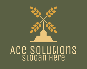 Wheat Windmill Farm logo design