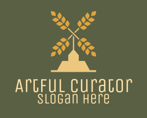 Wheat Windmill Farm logo design